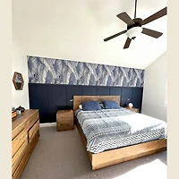 Dovian Queen Bed - Dark Driftwood