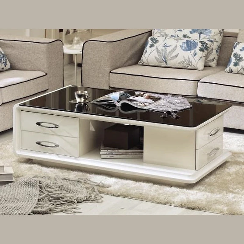 Nora High Gloss White Coffee Table