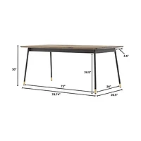 Ridge Dining Table 78"