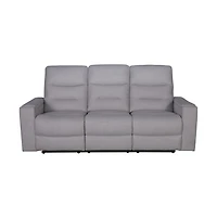 Roche Power Recliner Sofa - Light Grey