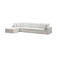 Blanca Modular Fabric Ottoman