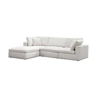 Blanca Modular Fabric Ottoman
