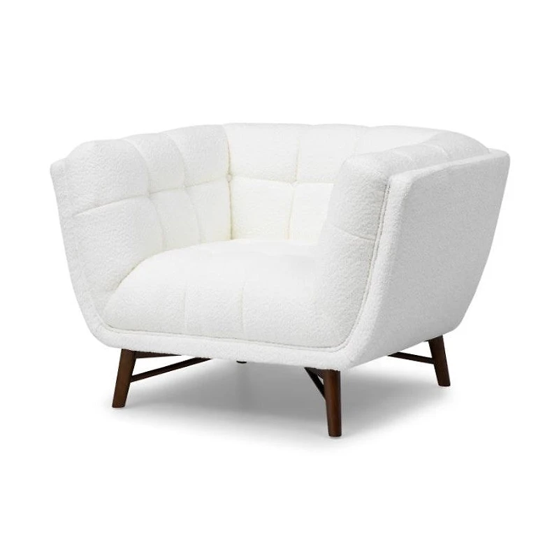Kitsilano Accent Chair - Snow Fabric