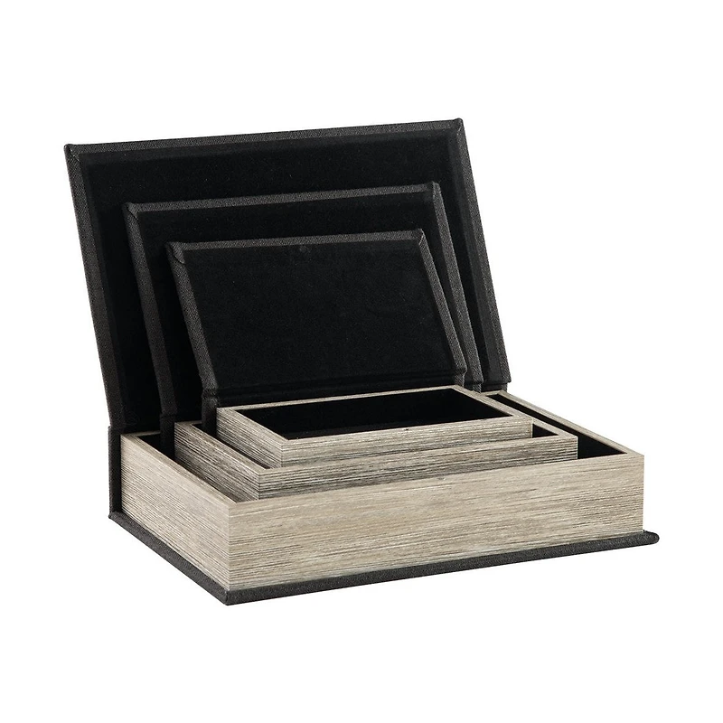 Jolina Box (Set of 3) - Black