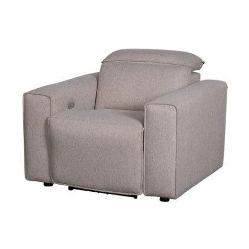 Regis Power Reclining Chair - Light Brown