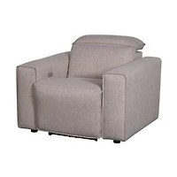 Regis Power Reclining Chair - Light Brown
