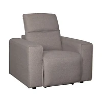 Regis Power Reclining Chair - Light Brown