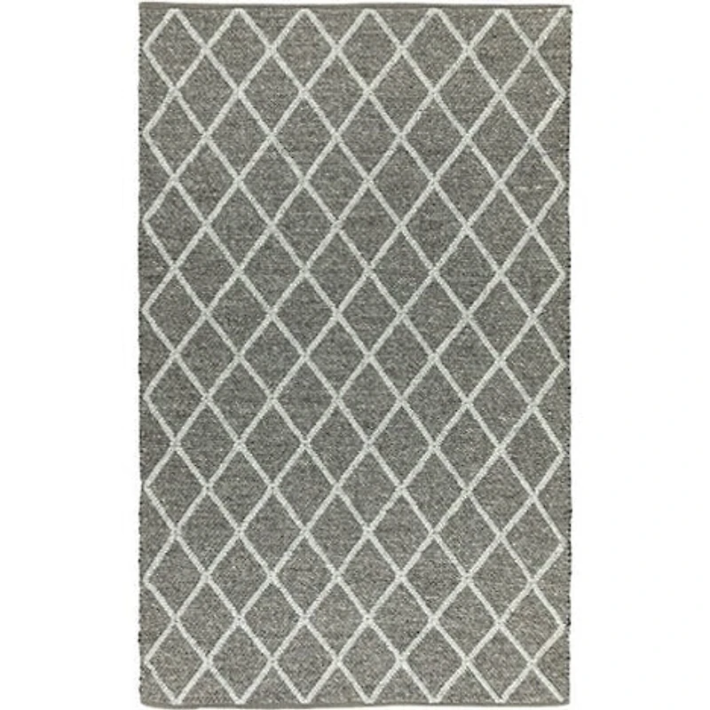 FRANCE HAND WOVEN RUG GRAPHITE/FOG