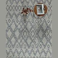 Labin Hand Woven Rug - Navy