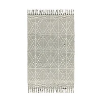 Labin Hand Woven Rug - White/Gray
