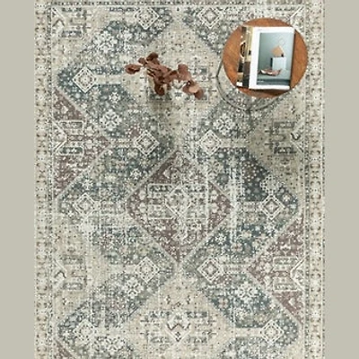 Melenia Machine Woven Rug - Beige/Marine