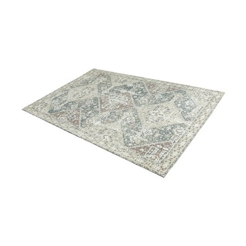 Melenia Machine Woven Rug - Beige/Marine