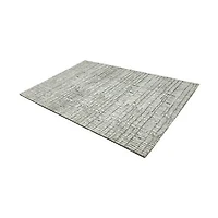 Milton Machine Woven Rug - Ivory/Grey