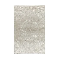 Milton Machine Woven Rug - Taupe/Ivory