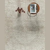 Milton Machine Woven Rug - Taupe/Ivory