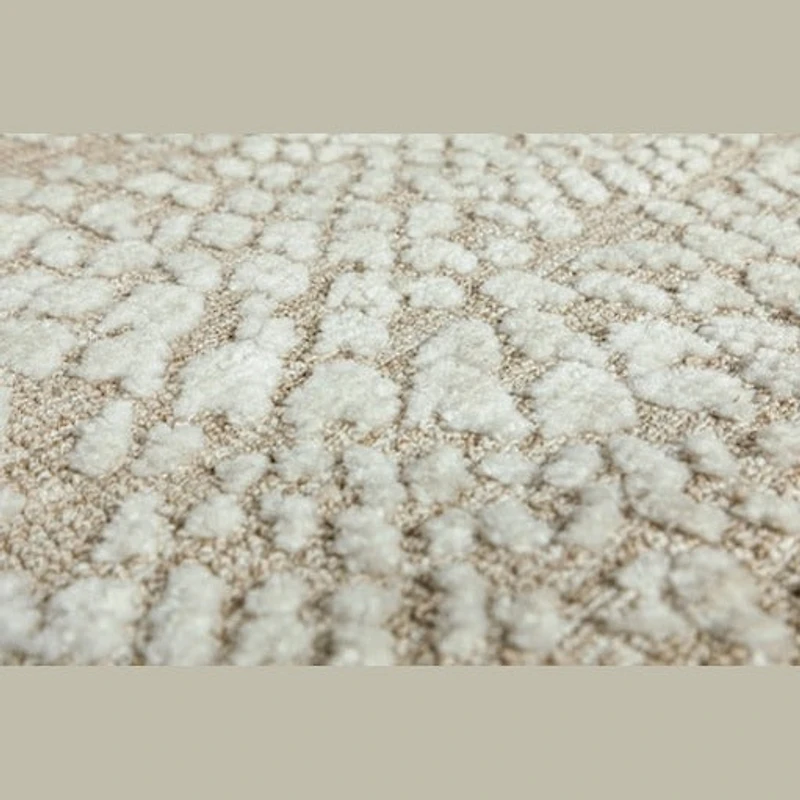 Milton Machine Woven Rug - Taupe/Ivory
