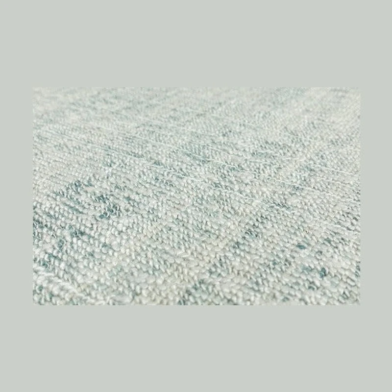 ALMOS HAND WOVEN RUG IVORY/TURQUOISE