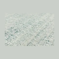 ALMOS HAND WOVEN RUG IVORY/TURQUOISE