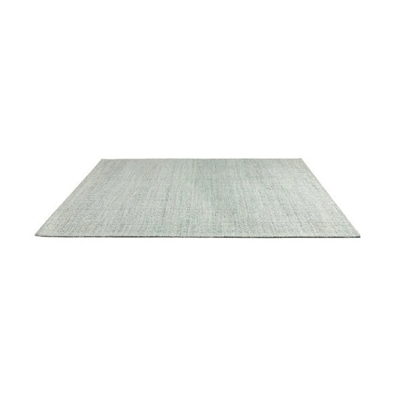 ALMOS HAND WOVEN RUG IVORY/TURQUOISE