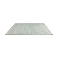 ALMOS HAND WOVEN RUG IVORY/TURQUOISE