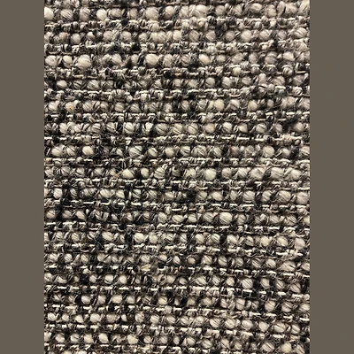GORDON HAND WOVEN RUG SILVER/CHARCOAL
