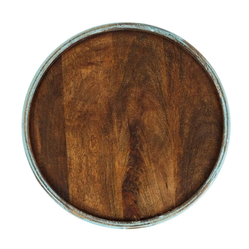 Global Archive Drum Table - Turquoise