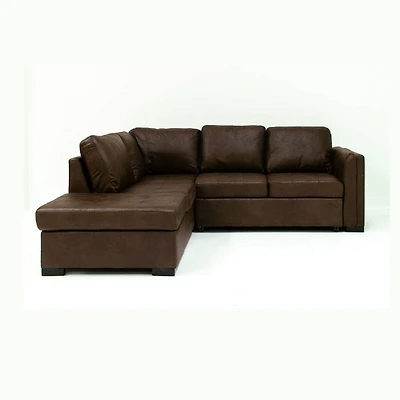 Sabrina Sectional Sleeper With Storage - Wow Mocha