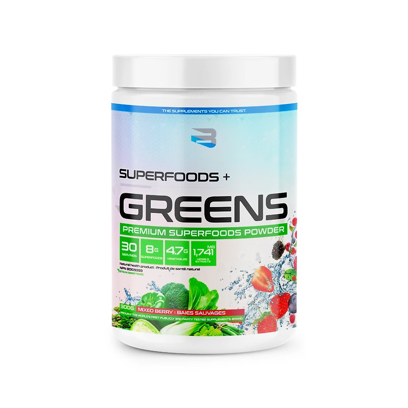 BELIEVE SUPERFOODS + GREENS