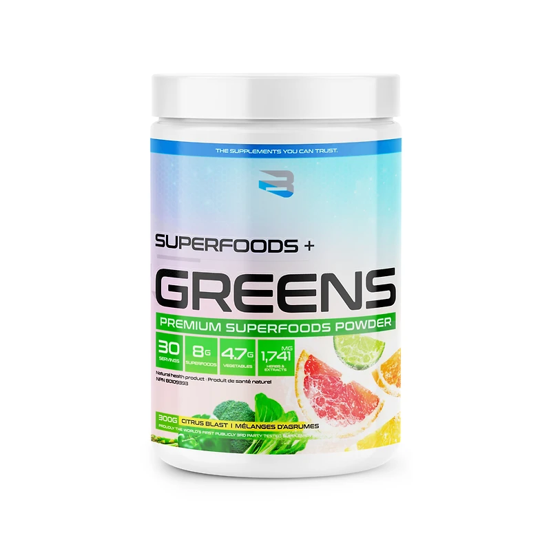 BELIEVE SUPERFOODS + GREENS