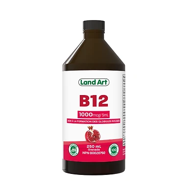 LAND ART VITAMIN B12 POMEGRANATE
