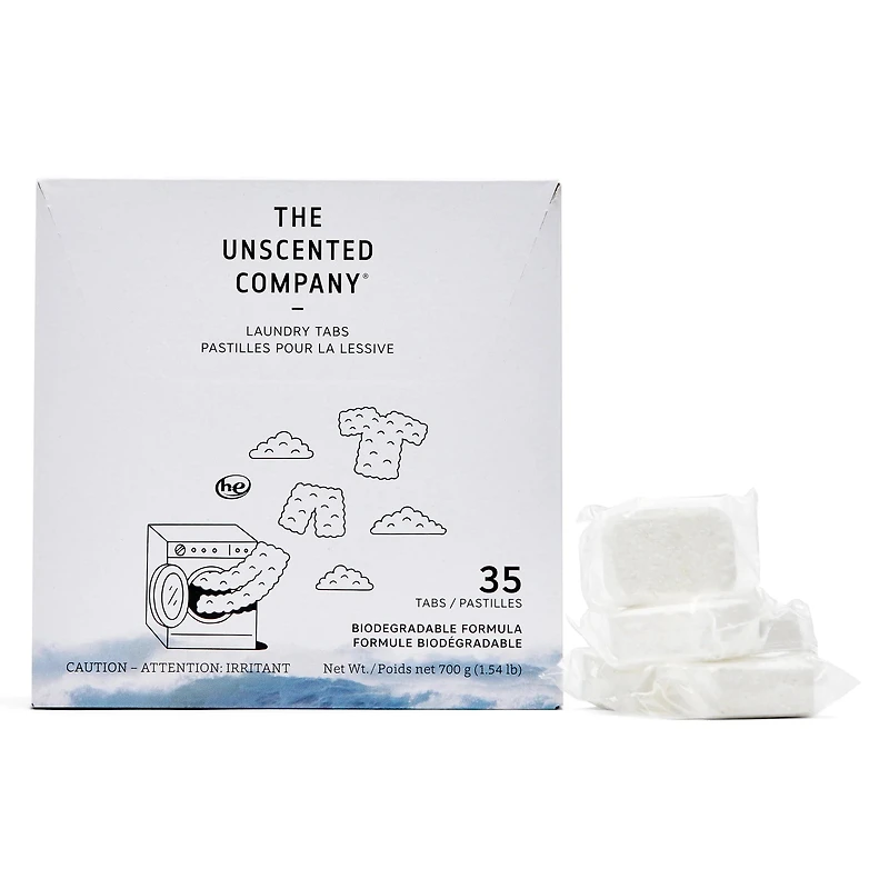 THE UNSCENTED COMPANY LAUNDRY DETERGENT PODS