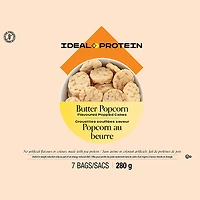 BUTTER POPCORN FLAVOURED POPPED CAKES