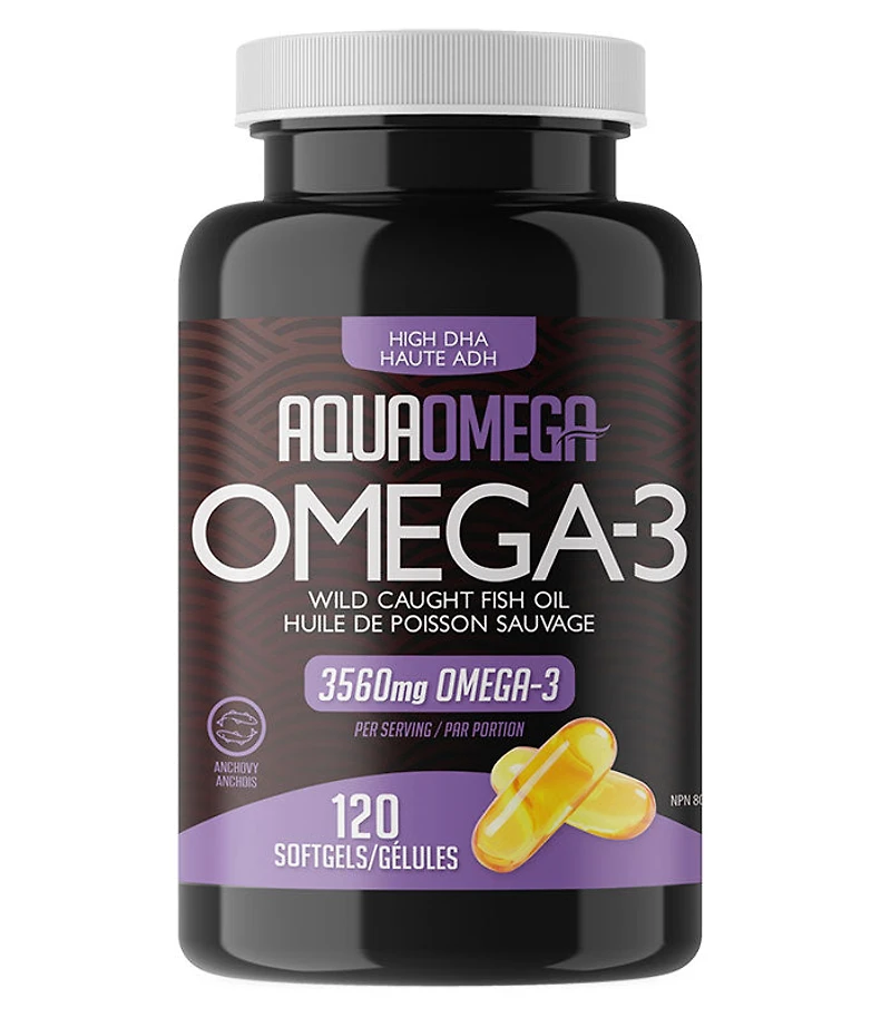 AQUAOMEGA 3 GELULE POISSON HAUTE ADH