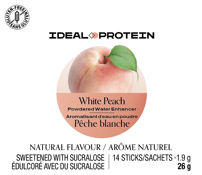 WHITE PEACH POWDERED WATER ENHANCER