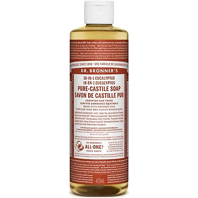 DR. BRONNER'S PURE-CASTILE LIQUID SOAP EUCALYPTUS 473ML