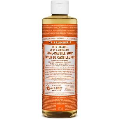 DR. BRONNER'S PURE-CASTILE LIQUID SOAP TEA TREE 473ML