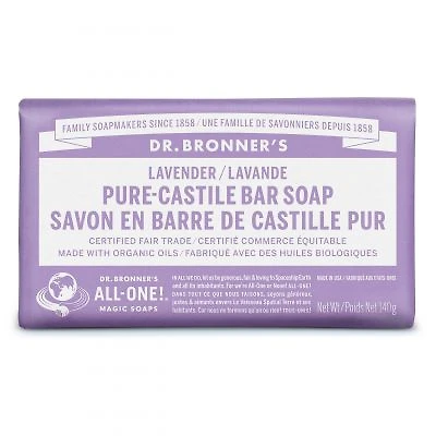 DR. BRONNER'S PURE-CASTILE BAR SOAP LAVENDER