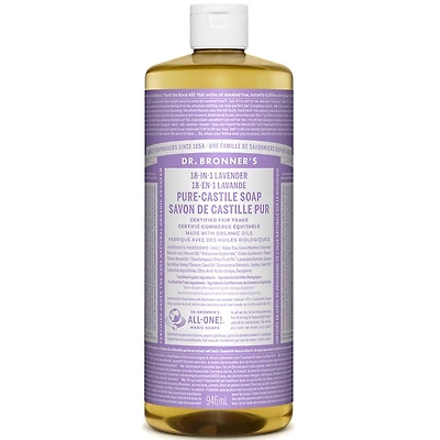 DR. BRONNER'S PURE-CASTILE LIQUID SOAP LAVENDER 946ML