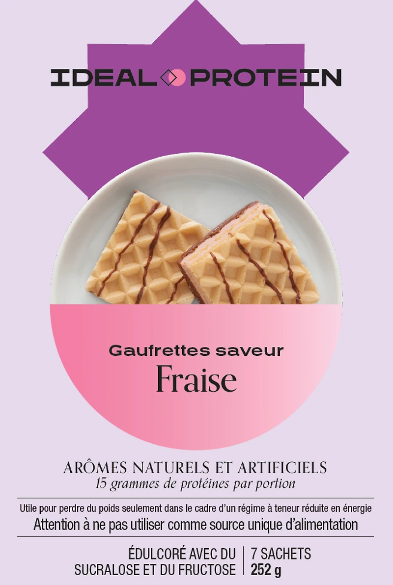 STRAWBERRY FLAVOURED WAFERS