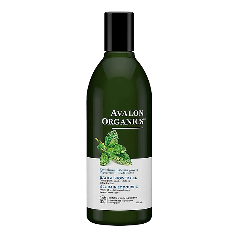 AVALON ORGANICS GEL BAIN DOUCHE MENTHE POIVRÉE