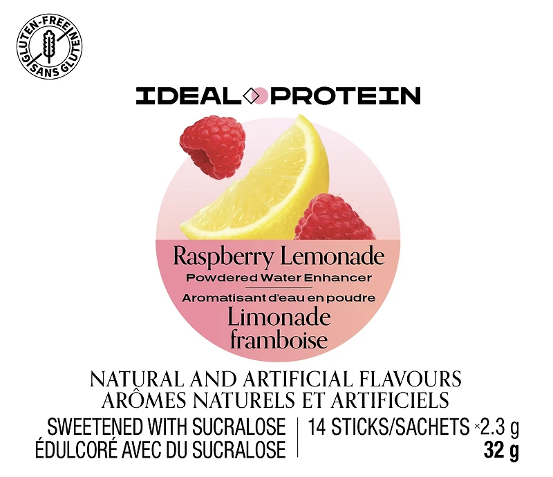RASPBERRY LEMONADE POWDERED WATER ENHANCER