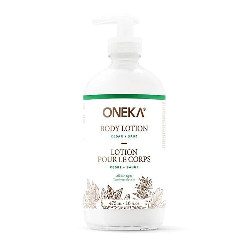ONEKA BODY LOTION CEDAR SAGE 475ML