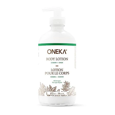 ONEKA BODY LOTION CEDAR SAGE 475ML