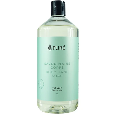 PURE HAND SOAP BODY GREEN TEA 1L