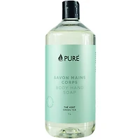PURE HAND SOAP BODY GREEN TEA 1L