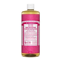 DR. BRONNER'S PURE-CASTILE LIQUID SOAP ROSE 946ML