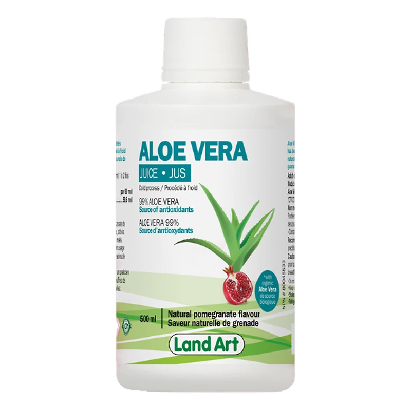 LAND ART ALOE VERA JUICE DRINKABLE POMEGRANATE