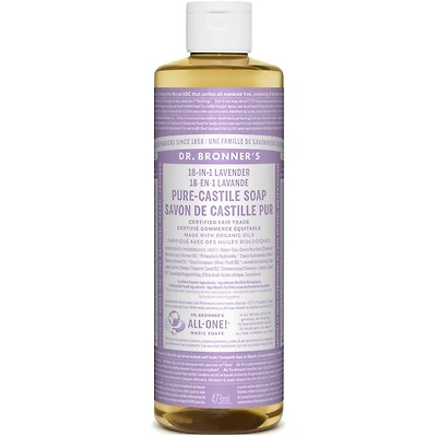 DR. BRONNER'S PURE-CASTILE LIQUID SOAP LAVENDER 473ML
