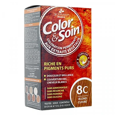 NATURAL HAIR DYE - COPPER BLONDE (8C)