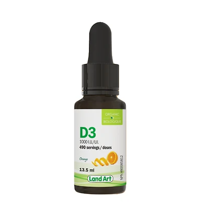LAND ART VITAMIN D3 ORANGE